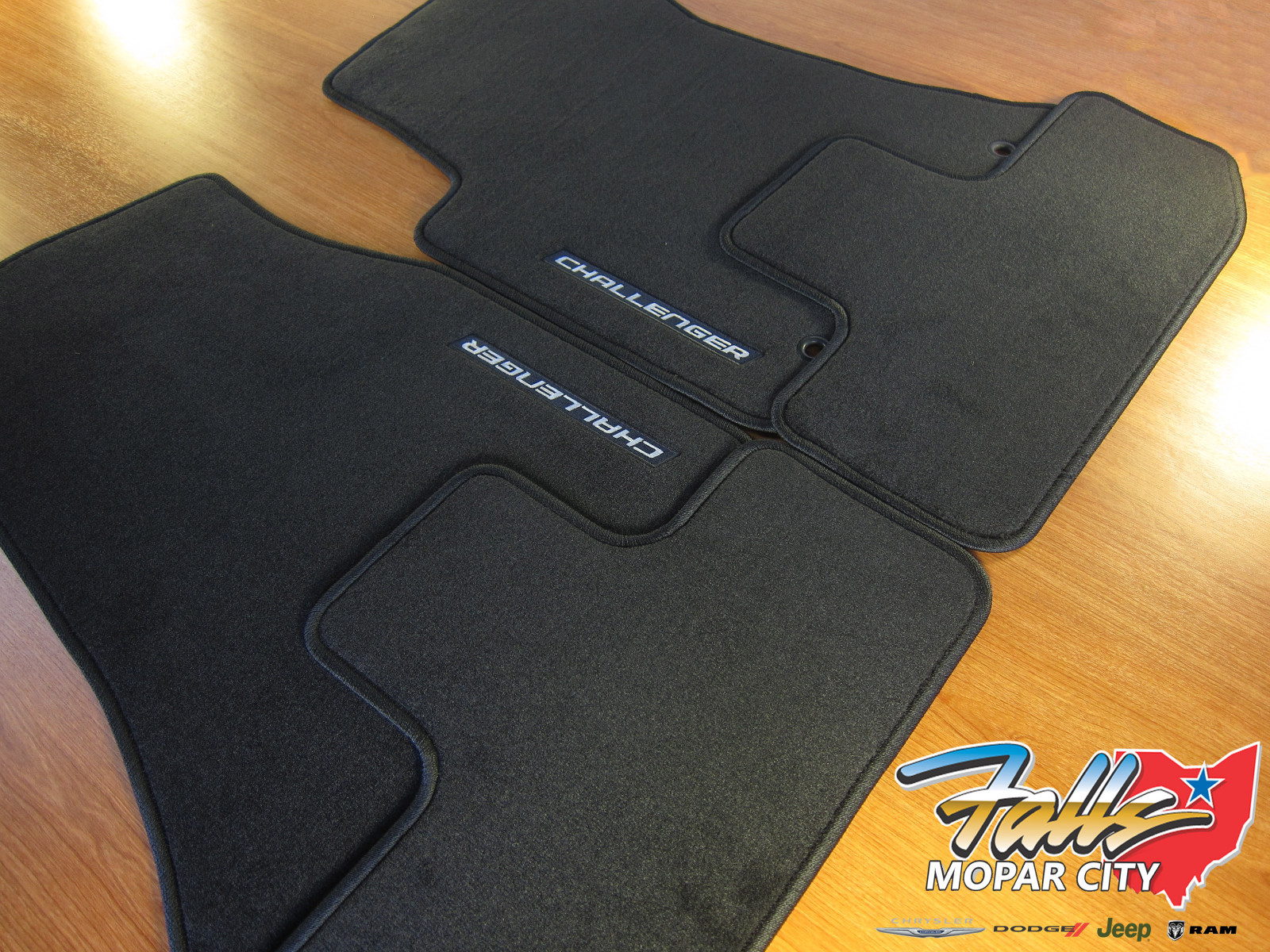 20122015 Dodge Challenger Premium Carpet Front and Rear Floor Mats