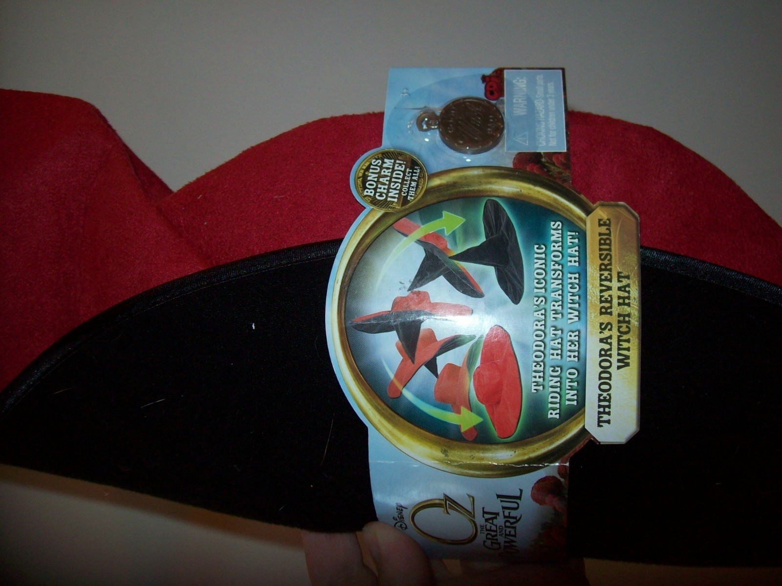 2013 DISNEY'S OZ THE GREAT AND POWERFUL SPELLBINDING NECKLACE & RING SET HAT NEW