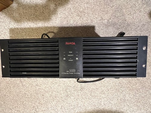 RAMSA 2 channel power アンプ WP-1400A RAMSA 2 channel power アンプ WP-1400A Panasonic Ramsa Wp