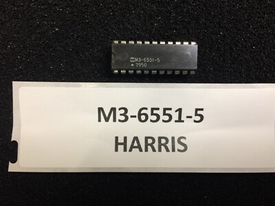 HM3-6551-5 HARRIS IC SRAM 256 X 4 CMOS RAM 22 PIN PDIP 2 PIECES