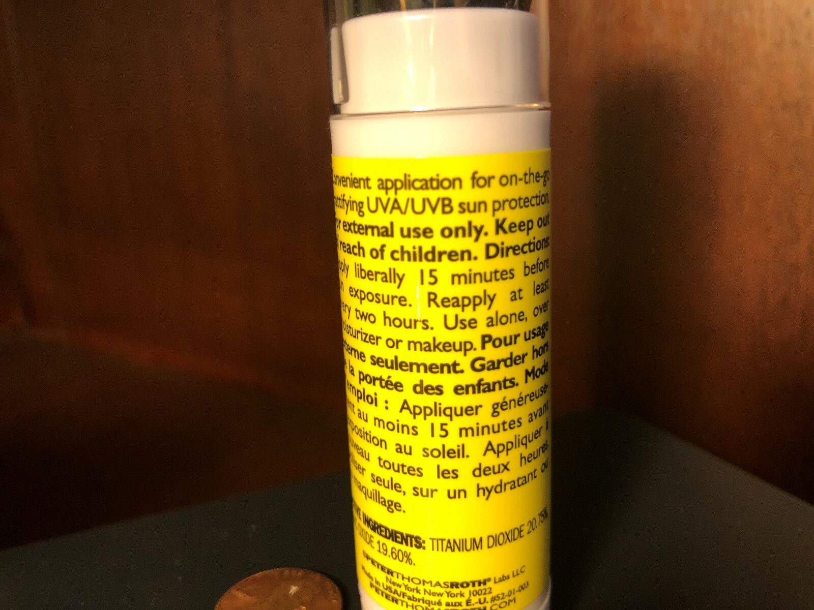 PETER THOMAS ROTH Instant Mineral SPF 45 Brush-On Sunscreen 3.4oz Exp 2/19