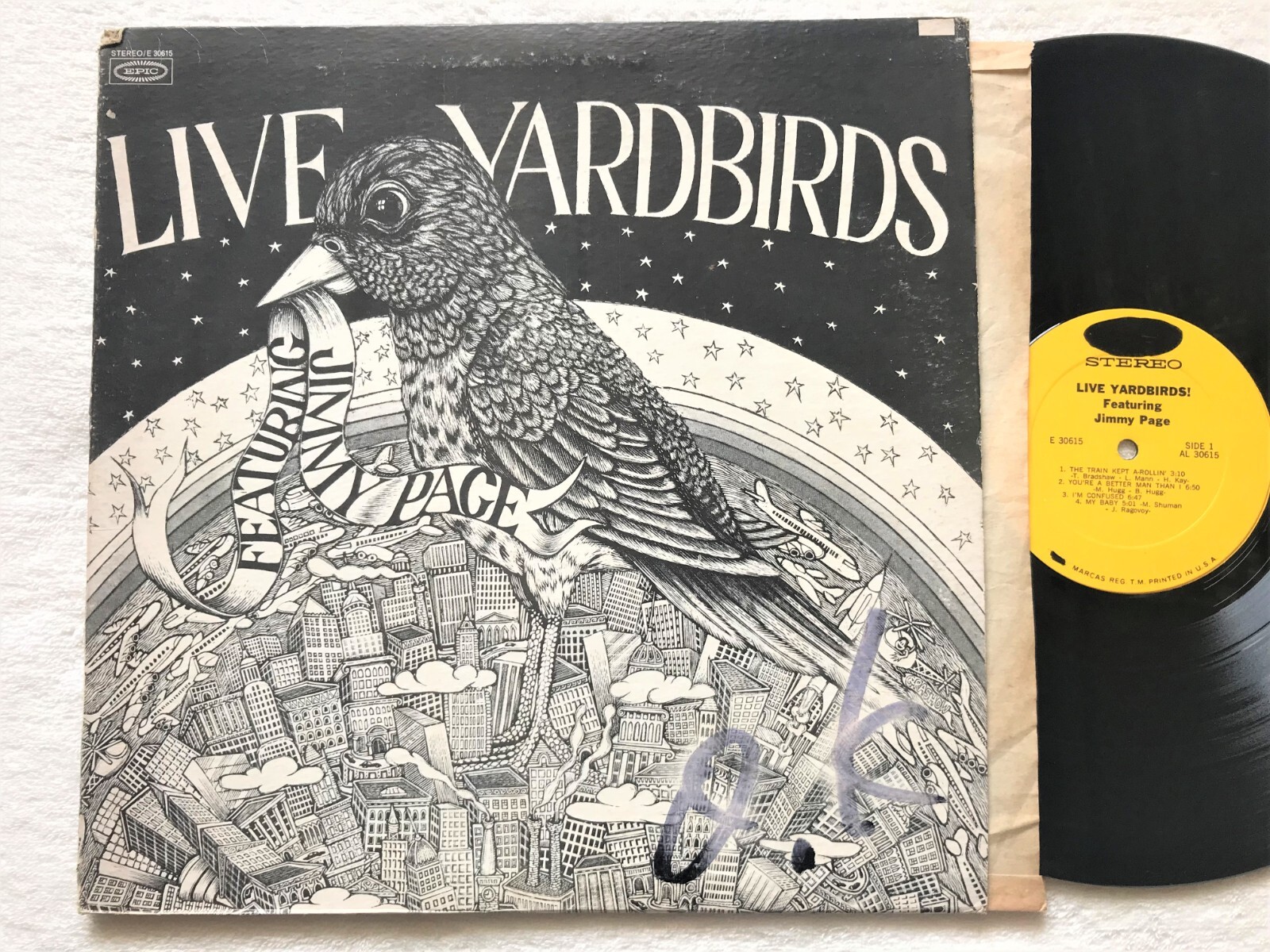 洋楽 LIVE YARDBIRDS Featuring Jimmy Page LP The Yardbirds – Live Yardbirds (Featuring Jimmy Page