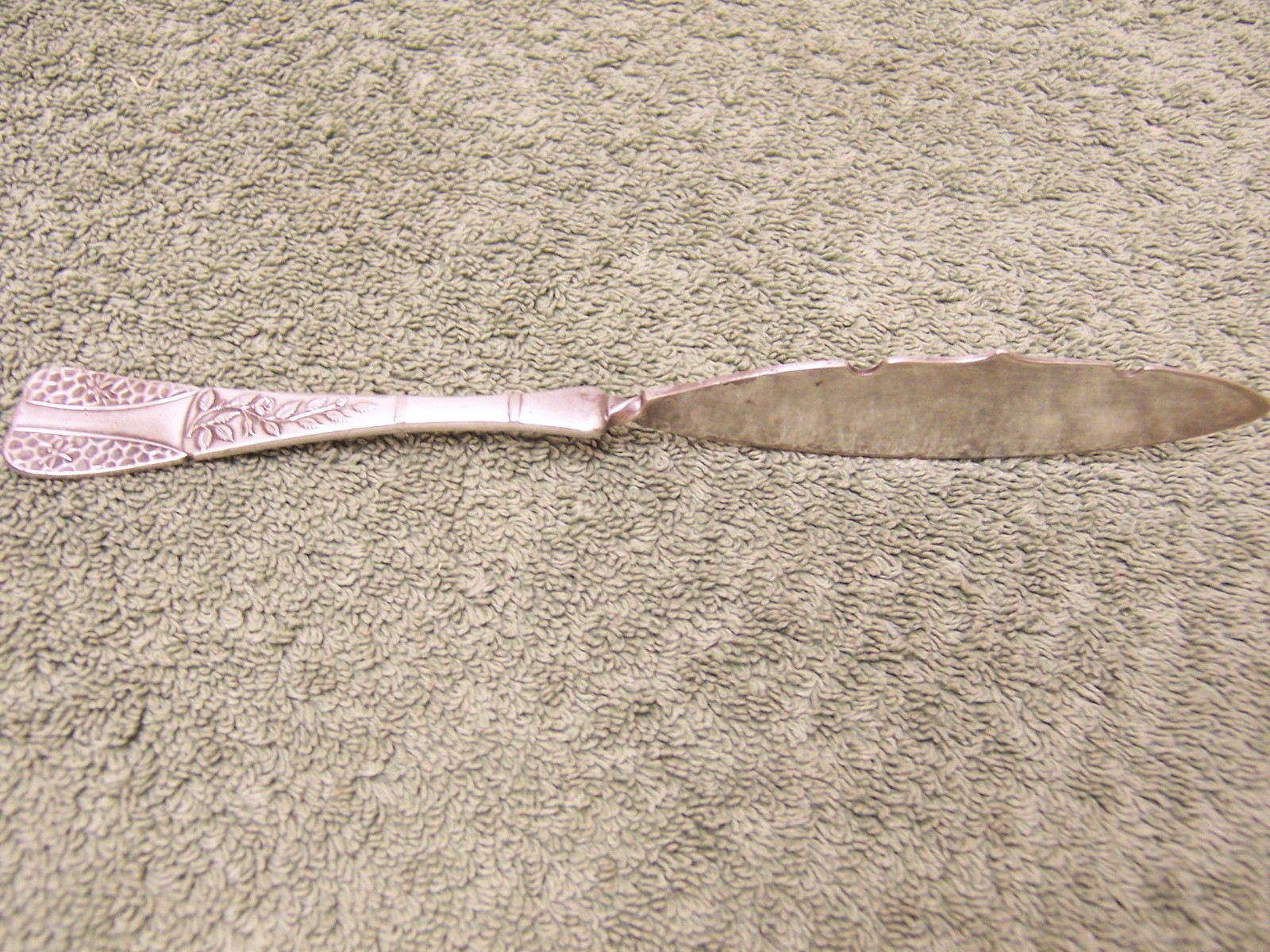 (RARE) Antique Serving Knife LAURION Pairpoint 1887 Silverplate