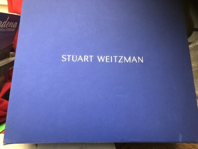 STUART WEITZMAN Large Empty Gift Box and Pink Branded Tissue