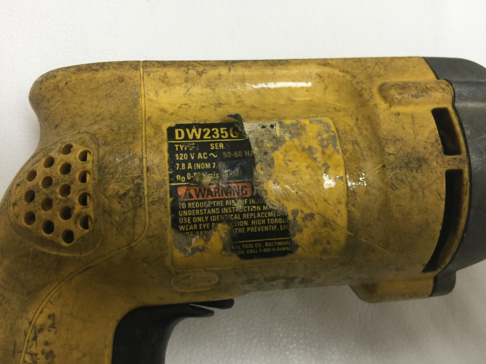 DeWALT DW235G Variable Speed Reversible Corded Electric Drill, 1/2