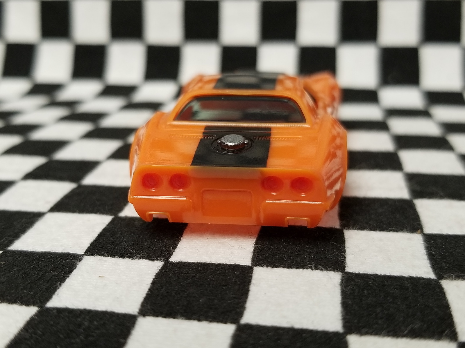Orange & Black AF Xtras A/P A Production Corvette BODY - AFX, TOMY, Auto World