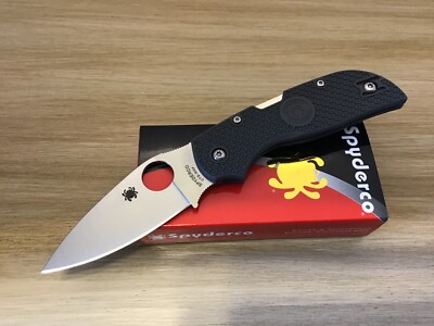 Spyderco Chaparral, Model C152PGY, Lightweight, Gray, Authorized Reseller 