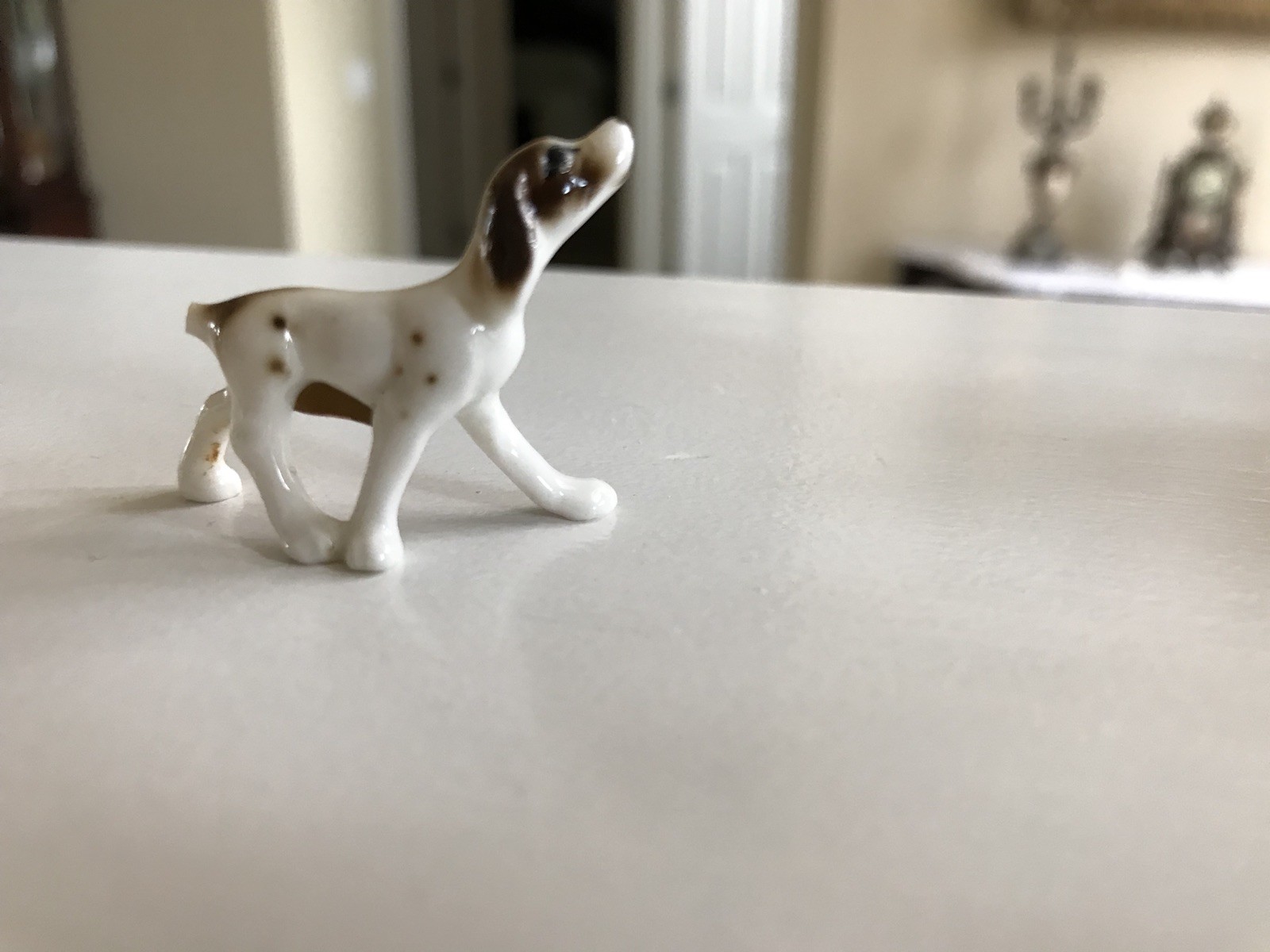 Vintage Bone China Spaniels Damaged but Still Adorable