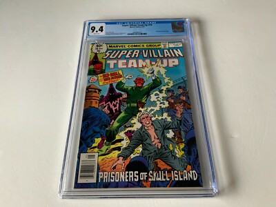 SUPER VILLAIN TEAM UP 16 CGC 9.4 WHITE RED SKULL HATE MONGER MARVEL COMICS 1979 