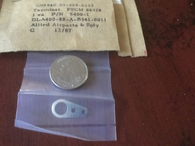 E-C2 hawkeye terminal lug nsn 5940-00-465-6153 5400-1 electrical hook loop new 