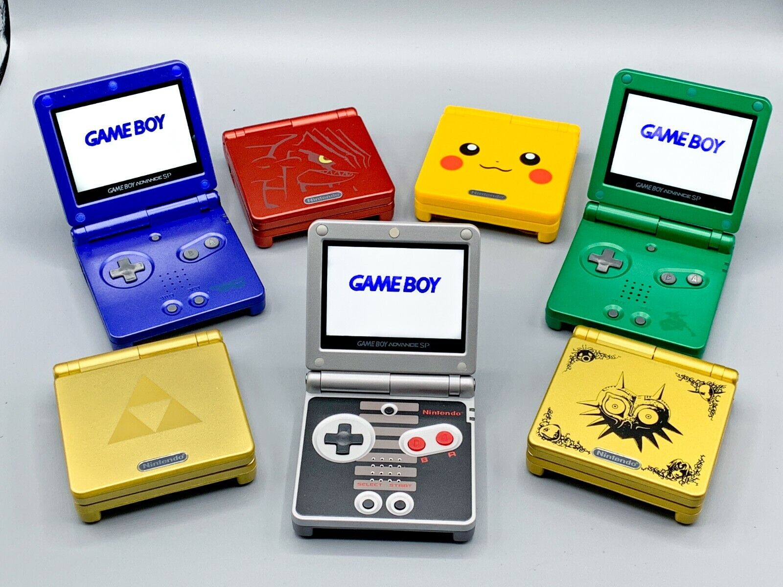 Nintendo Game Boy Advance GBA SP V2 IPS Screen MOD System 10 Nintendo Game Boy Advance GBA SP V2 IPS Screen MOD System 10