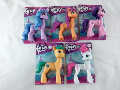 My Little Pony MLP Figure 3  Lot 5 Sunny Izzy Hitch Zipp Pip Party Favors New