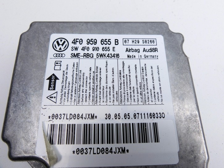 Audi A6 4F C6 05-09 Airbag Steuergerät Airbagsteuergerät Virgin Audi A6 4F C6 05-09 16.06.2005 4F0959655B... Vorschau 2