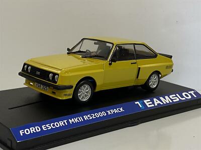 Team Slot 13002 Ford Escort RS200 X Pack Yellow Car Car 1:32 Scale