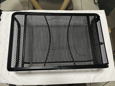 Mind Reader MESHMONSTA-PNK Metal Mesh Desktop Monitor Drawer Organizer 20  x 11 