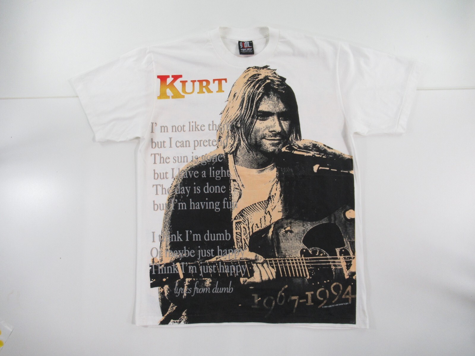 NIRVANA Who killed Kurt Cobain? Tシャツ XL Kurt Cobain Nirvana Who Killed Kurt Cobain - AOP all over