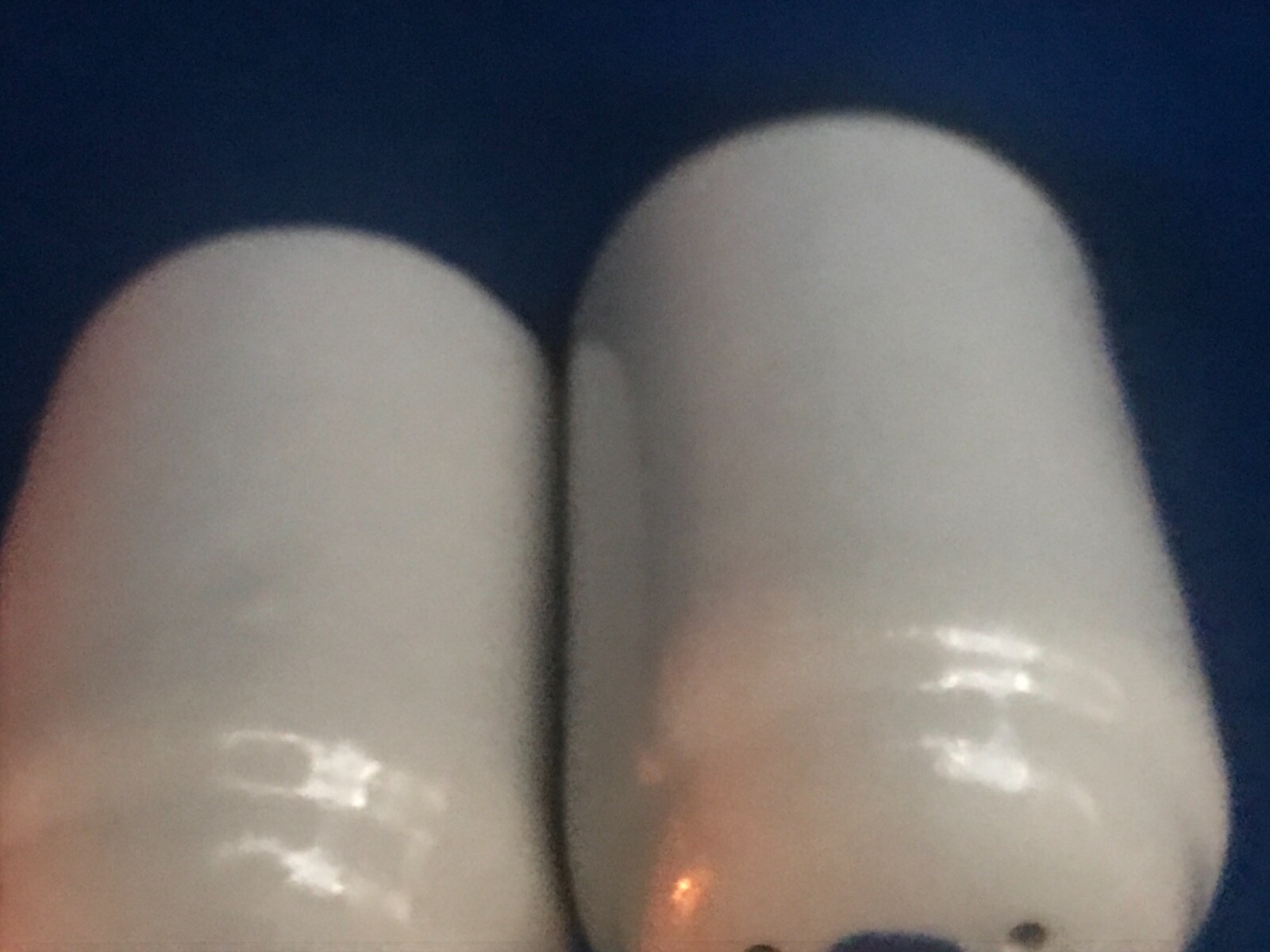 M.A. HADLEY Pottery Blueberries and basket salt and pepper shakers vintage.