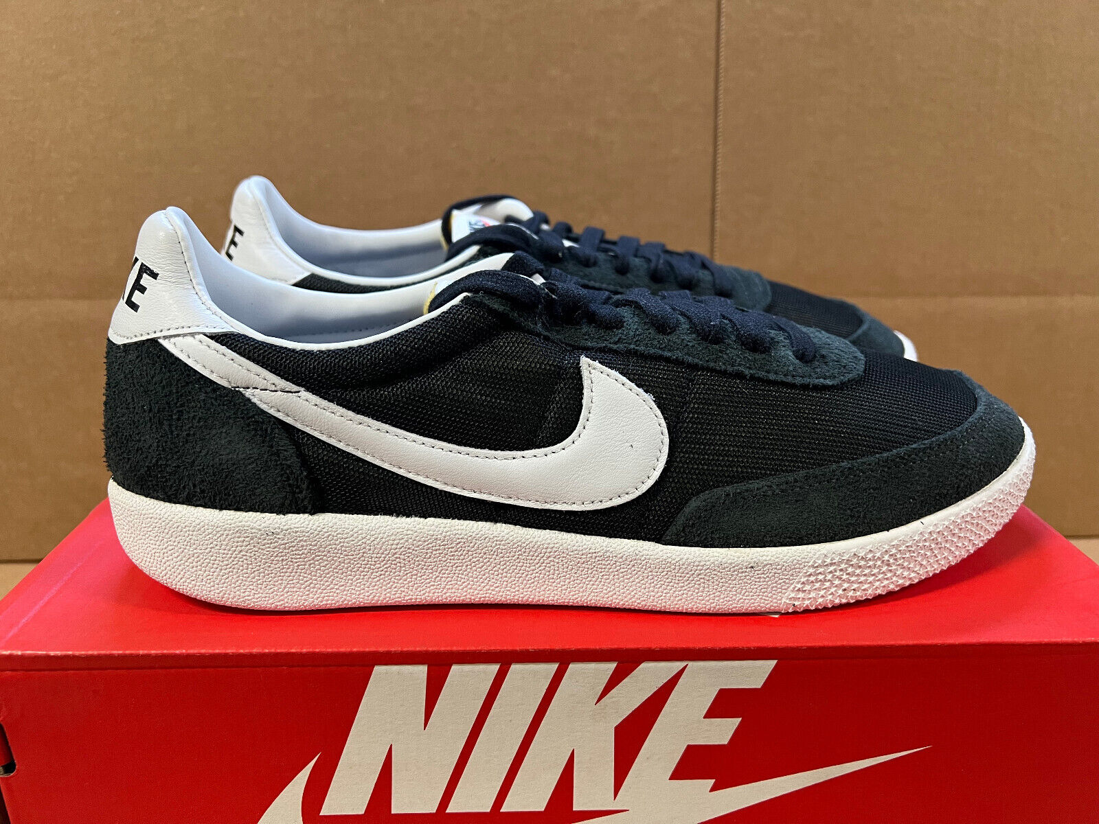 All Sizes - New Men's Nike Killshot SP Shoes Black Off-Noir All Sizes - New Men's Nike Killshot SP Shoes Black Off-Noir