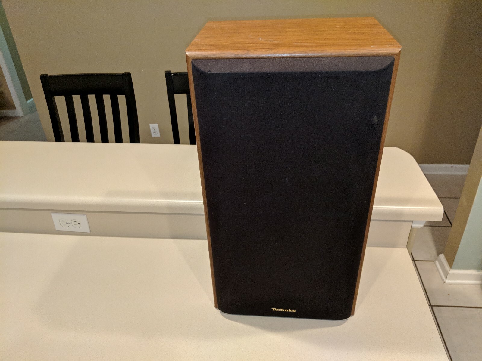 VINTAGE TECHNICS SB-CR55 3 WAY SPEAKER: ONE SPEAKER ONLY