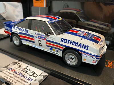 1:18 IXO 18RMC038C Ari Vatanen Opel Manta 400 Rothmans Lombard RAC Rally 1983