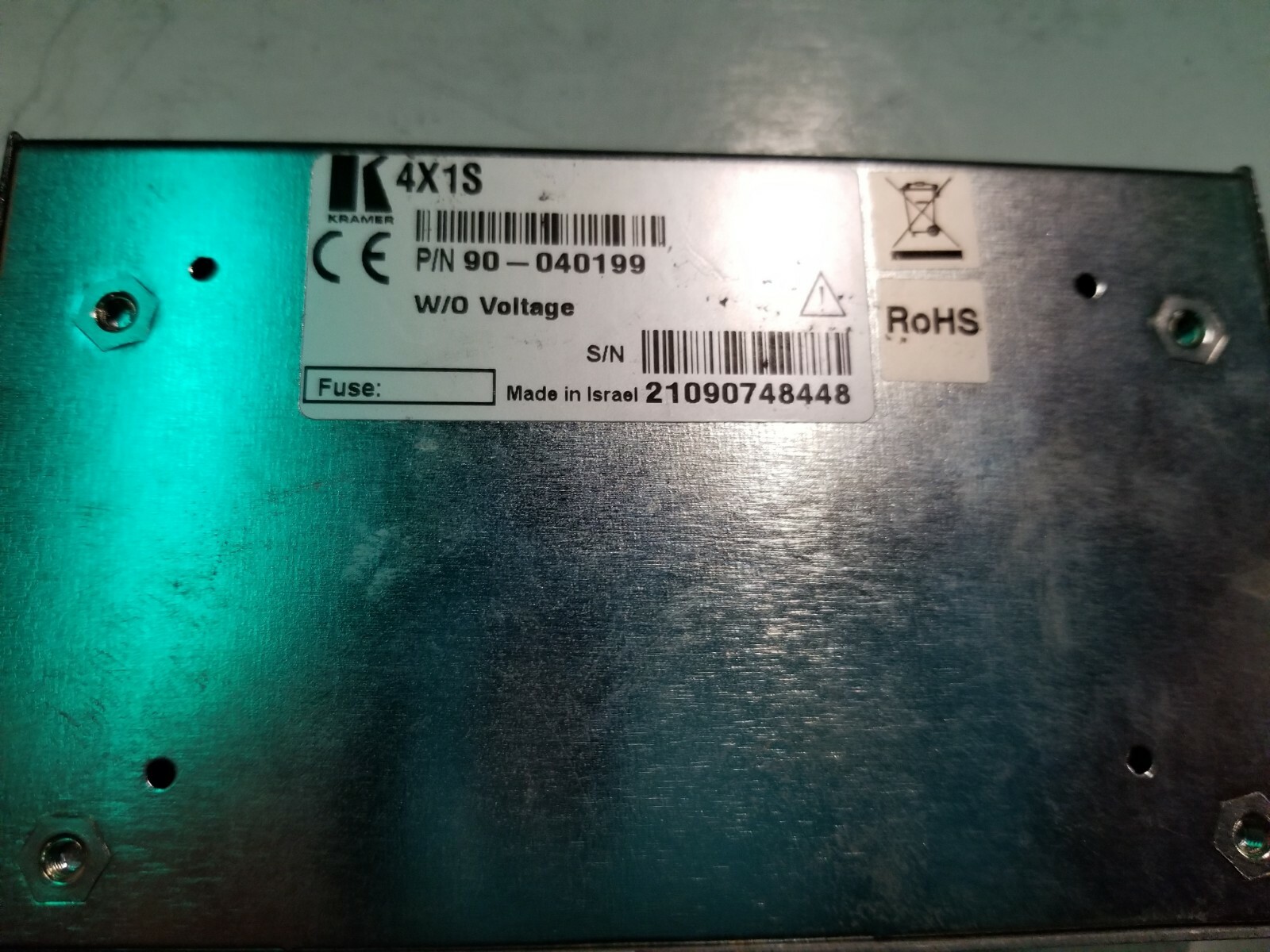 Kramer 4x1S  S-Video Switcher