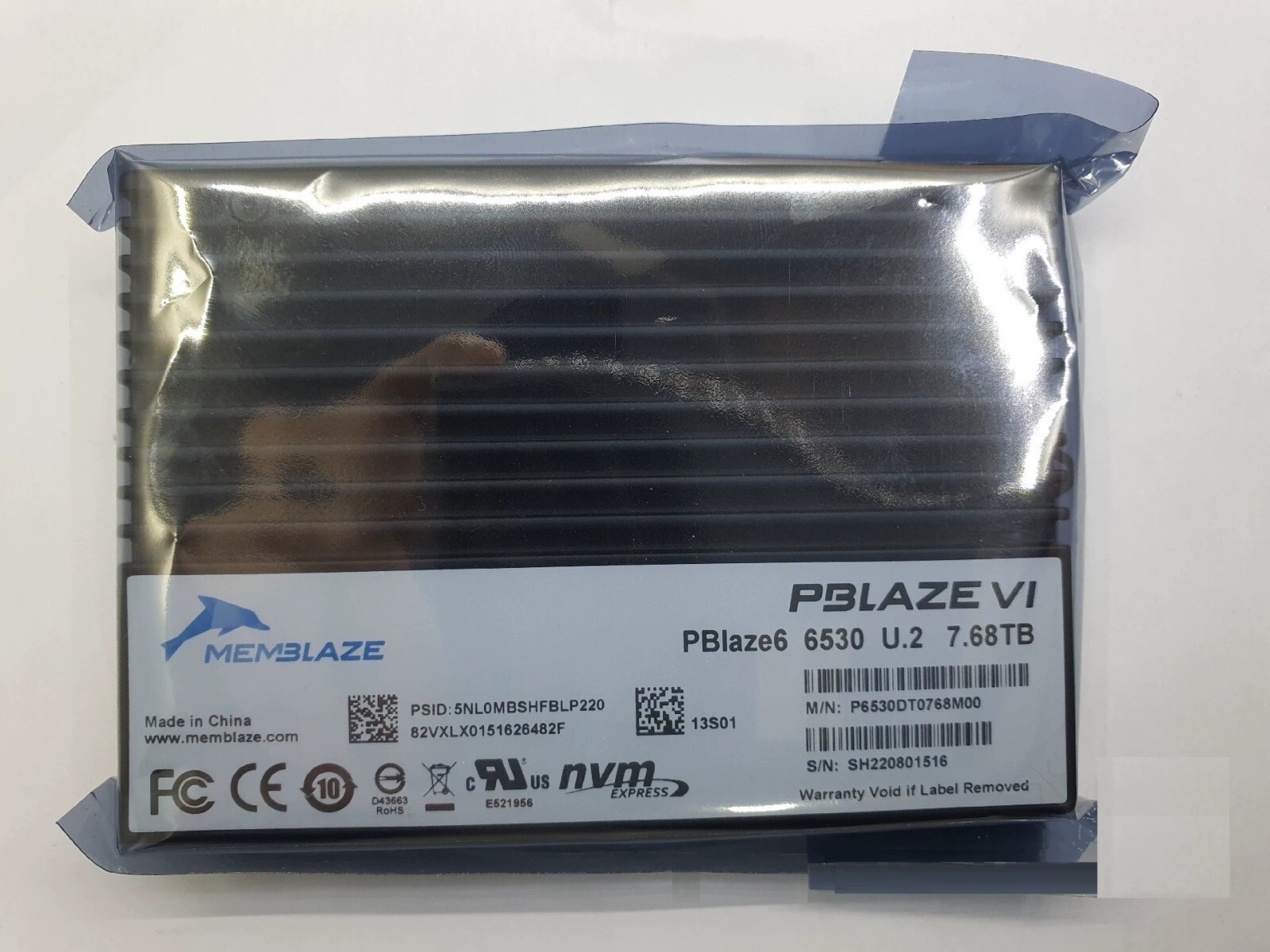 ネット　９，９ｍ×２，７ｍ MEMBLAZE PBlaze6 6530 U.2 7.68TB U2 P6530DT0768M00 2.5 NVME