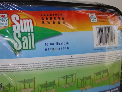 Sun Sail 11.8 ft. Triangle Garden Shade in Beige UV Top Outdoor Canopy BRAND NEW