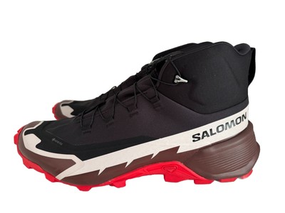 Salomon Cross Hike 2 Mid GTX Gore-Tex Hiking Boots Men s Black Chocolate Red