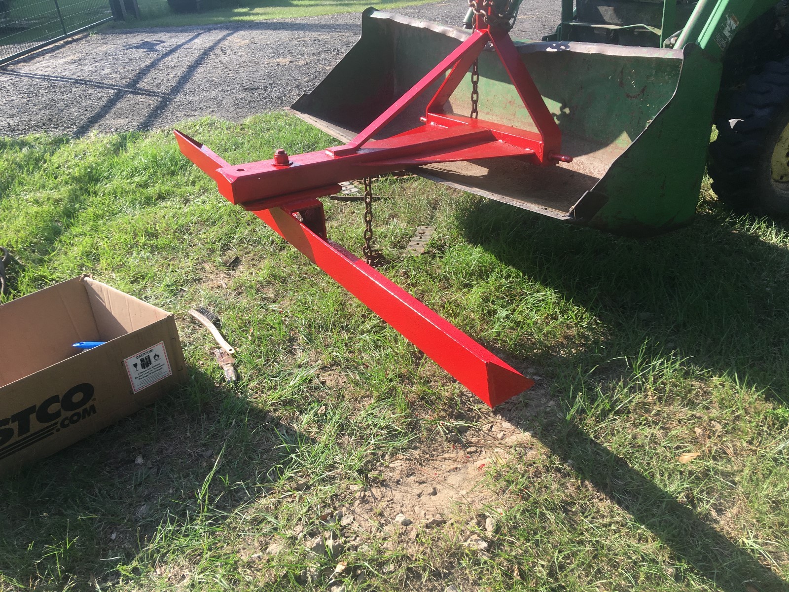 King Kutter Landscape Rake-84in Replaced original bolts with new schedule eight