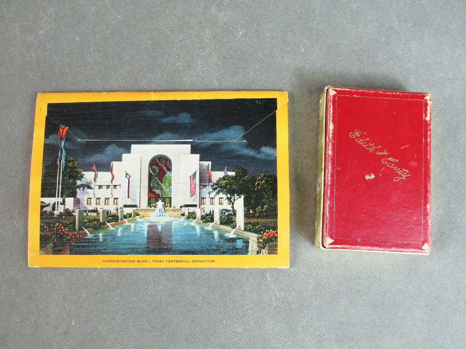 Lot of 1936 TEXAS CENTENNIAL EXPO Ephemera RAILROADS Etc.