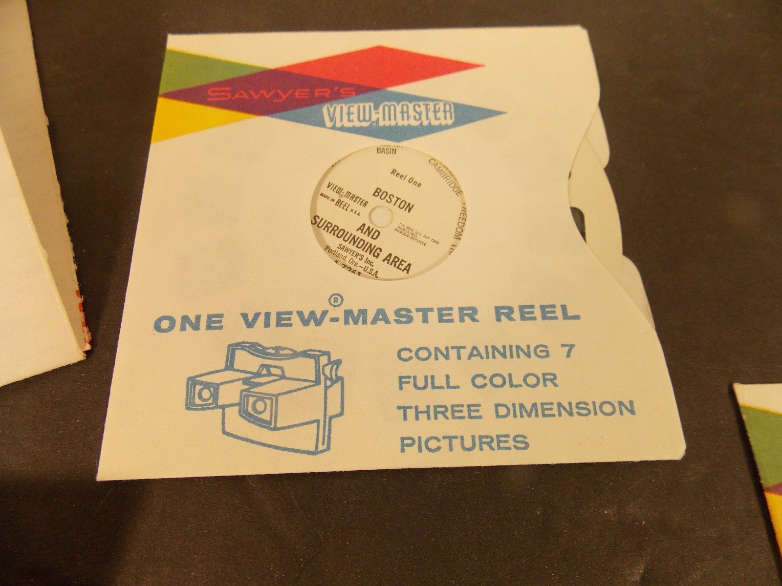 View-Master A726, Boston, MA, 3 Reel Set