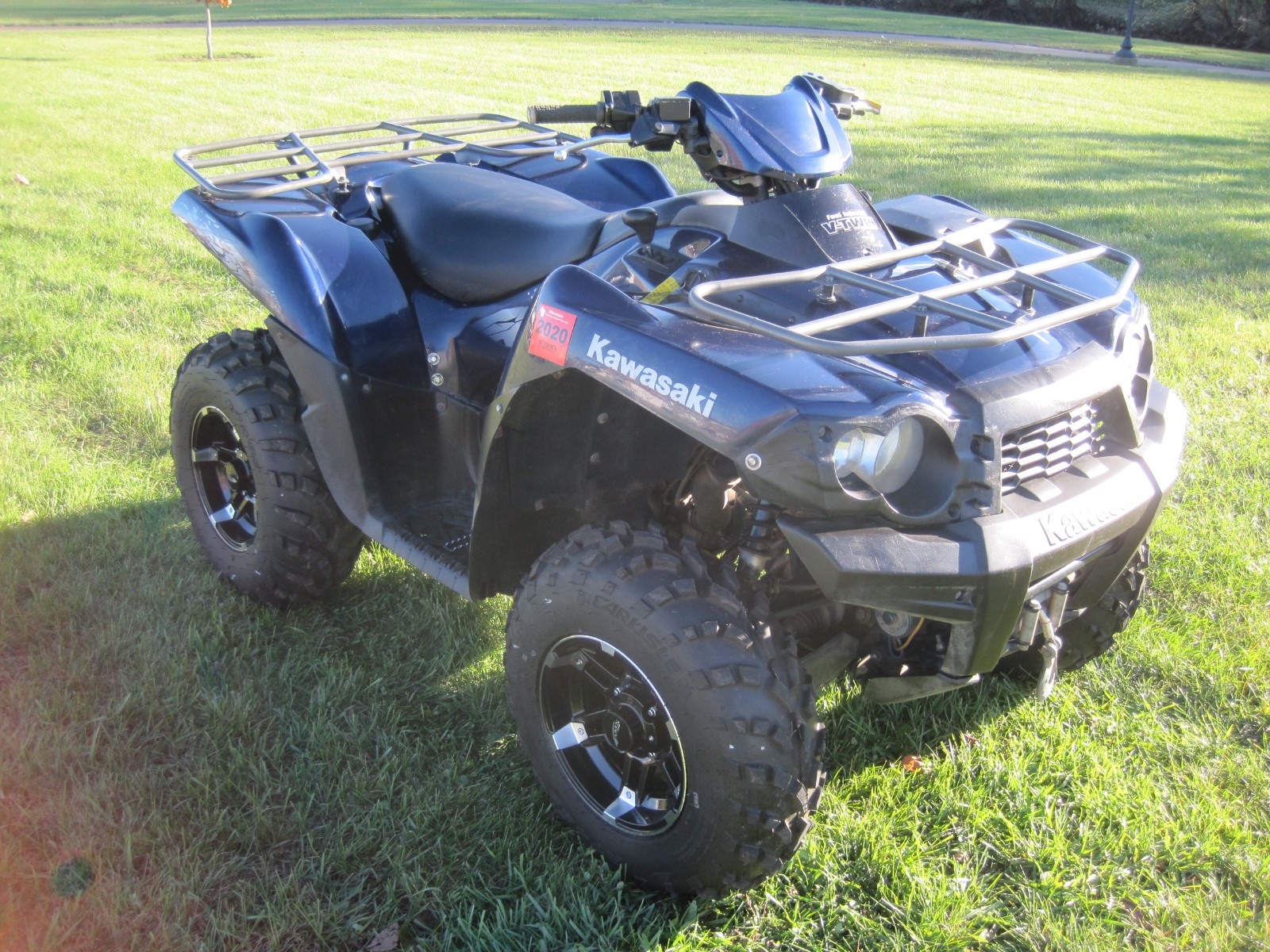 2010 KAWASAKI BRUTE FORCE 750 EFI LIMITED EDITION w/PLOW AND WINCH