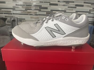 New Balance Mens L3000v5 Baseball Shoes L3000TG5 Gray Low Top Metal Cleats 16