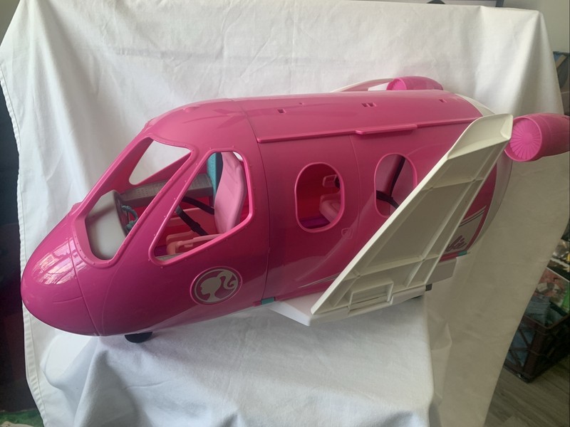Barbie Dream Plane Doll Playset Pink Airplane Jumbo Jet Dreamhouse