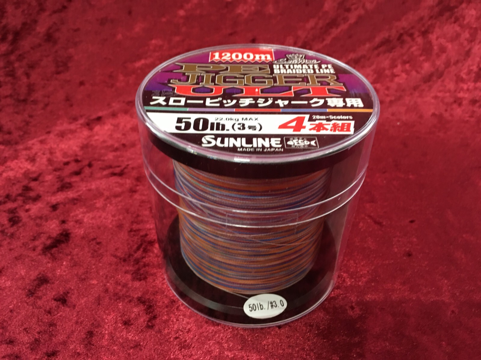 SUNLINE PE JIGGER ULT 3号600m Sunline PE Jigger ULT : 25lb Braid - Line Laboratory