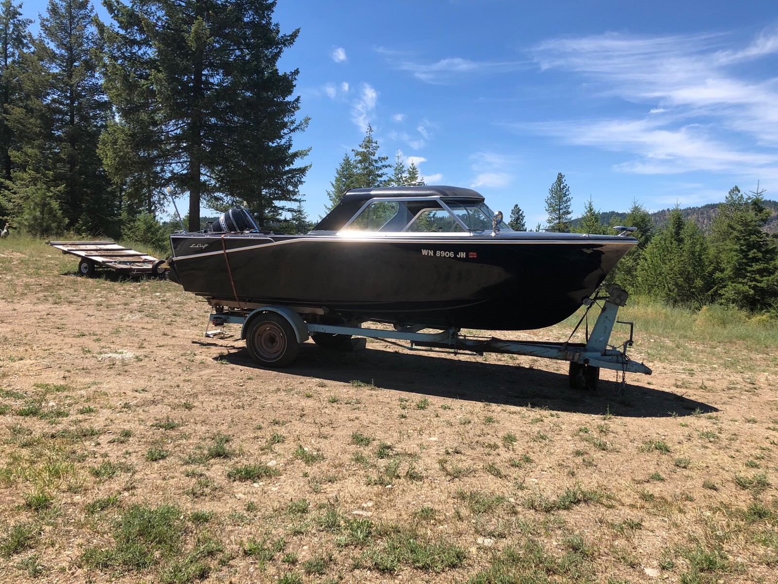 Boat Classic Runabout Removeabe Hardtop 1962