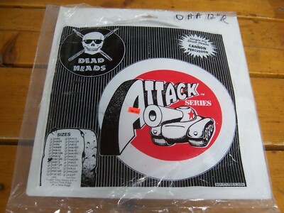 Vintage 12'' Attack Series Clear Single-Ply Drumhead by Cannon DHA12R Dead Heads