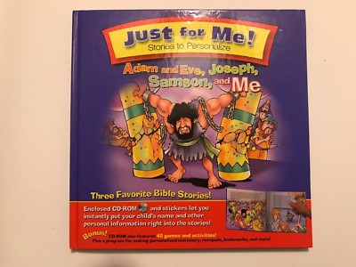 ADAM AND EVE, JOSEPH, SAMSON AND ME by Carolyn Larsen (Just For Me!) *Brand New*