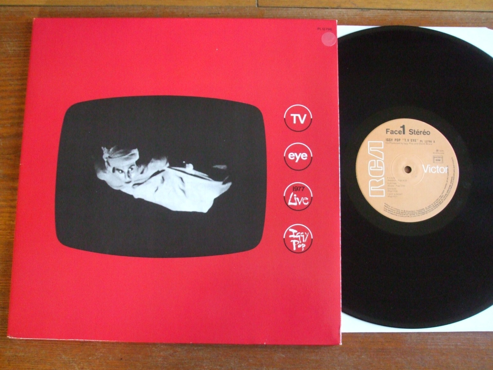 【新品未開封】【レコード】Iggy Pop TV Eye Live LP IGGY POP TV EYE LIVE 1977 1ST FRENCH PRESS 1978 IN TOP
