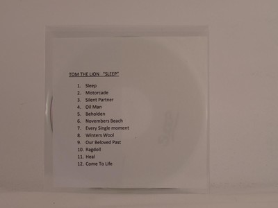 TOM THE LION SLEEP (484) 12 Track Promo CD Album White Sleeve
