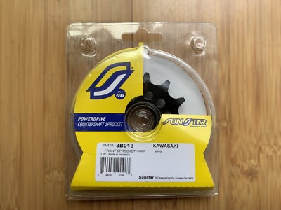 SunStar Front Sprocket 13T #3B013 - Fits Kawasaki KX250F 2006-2023