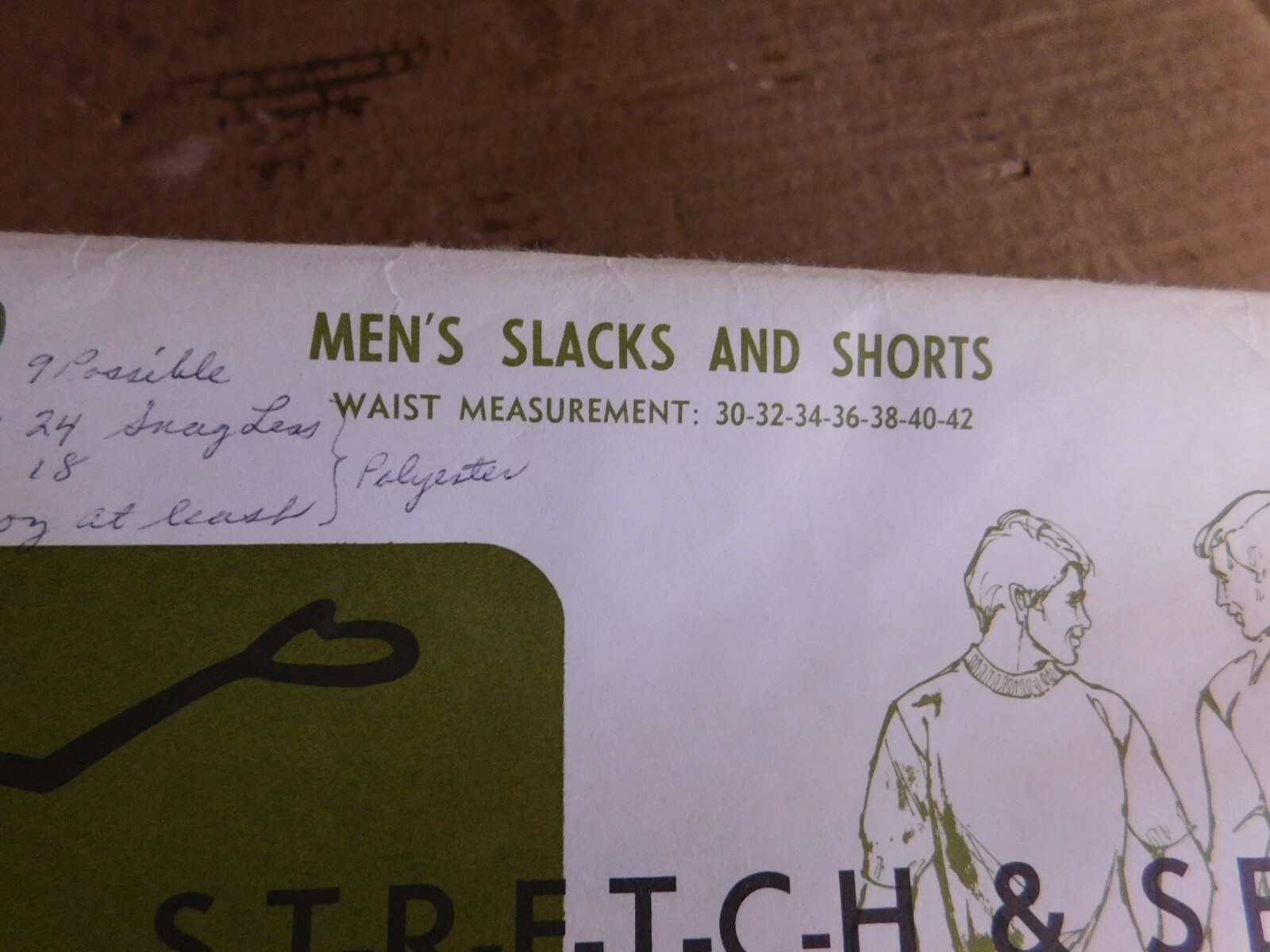 LOT OF 3 VINTAGE STRETCH & SEW PATTERNS 1 BUTTON BLAZER,MENS JACKET, MENS SHORTS