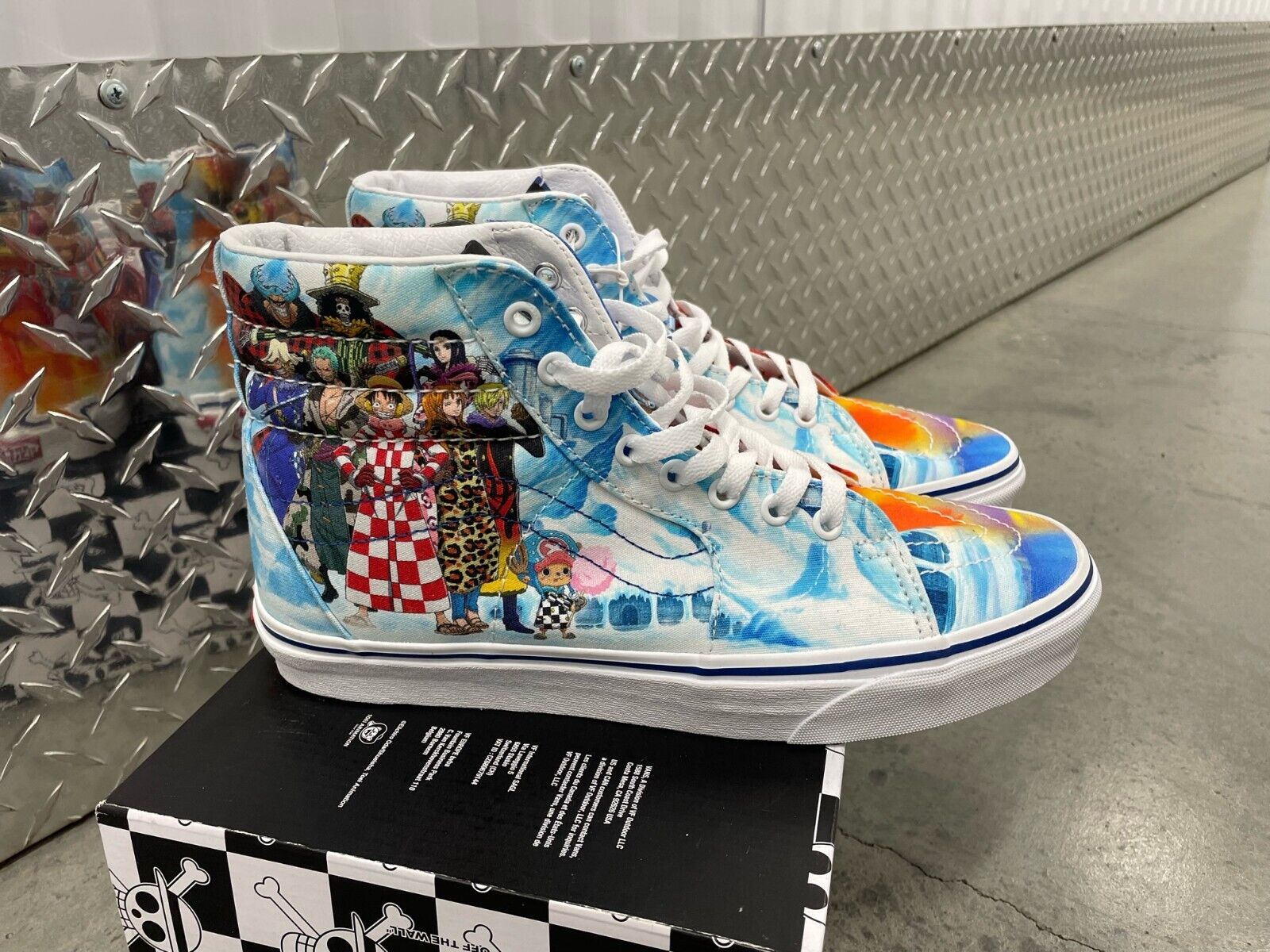 Vans Sk8 Hi One Piece Punk Hazard Multi New Multiple Sizes VN0007NS448 Vans Sk8 Hi One Piece Punk Hazard Multi New Multiple Sizes VN0007NS448