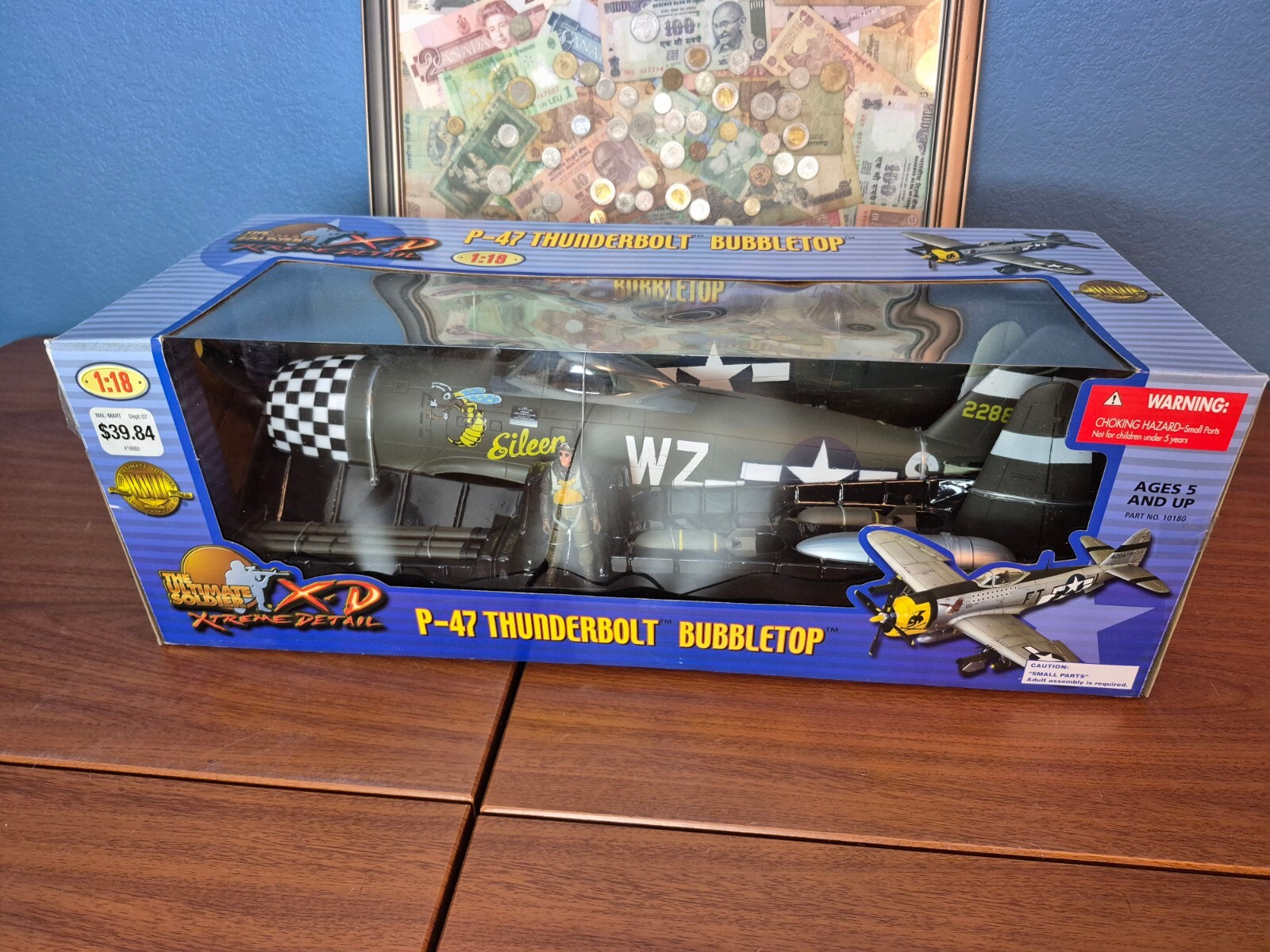 1:18 21ST CENTURY TOYS P-47 THUNDERBOLT BUBBLETOP EILEEN
