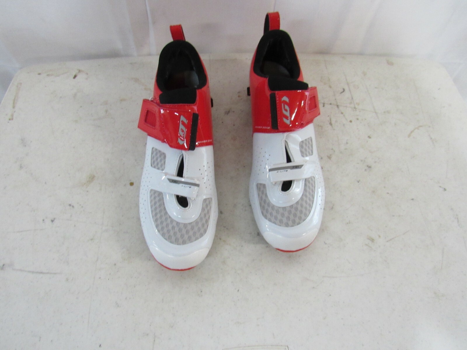 LOUIS GARNEAU White×blue Louis Garneau Women's X-Lite III Triathlon Shoes — Playtri