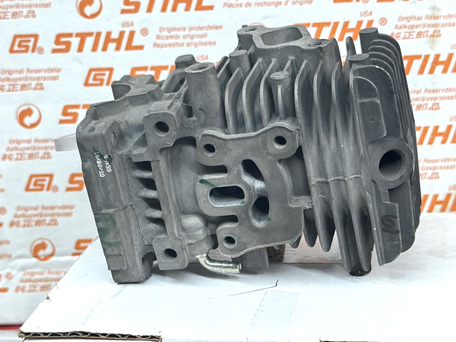 STIHL OEM CYLINDER WITH PISTON KIT 1137 020 1207 MS193T MS193TC 37MM 193 T TC - Picture 3 of 4