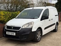 2017 Peugeot Partner 1.6 Partner Professional L1 Blue HDi Panel Van Diesel Manua