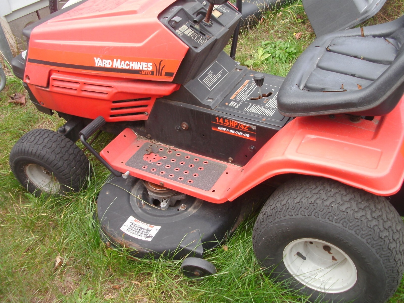 Yard machines. Yard machines