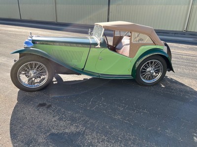 1948 MG TC Roadster Convertible Green RWD Manual roadster