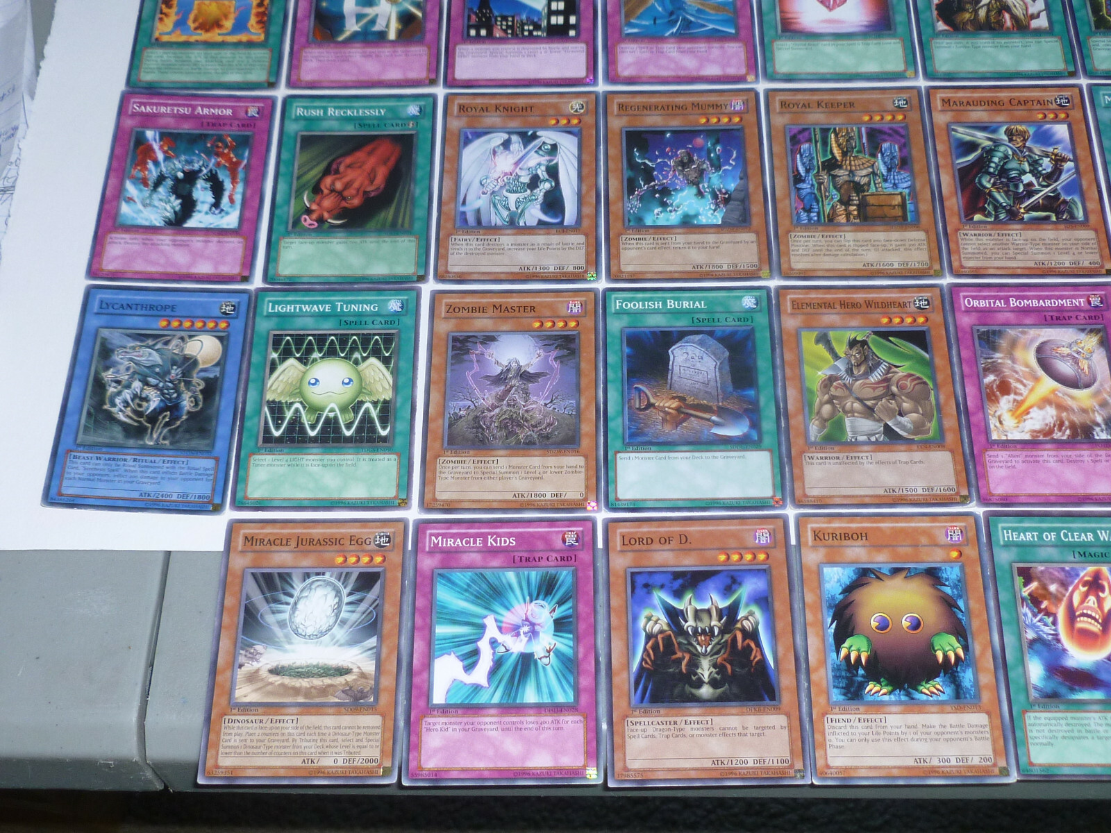 yugioh Card Lot of 66 1st edition Cards And More + McDonalds Ltd Ed Stone Dragon